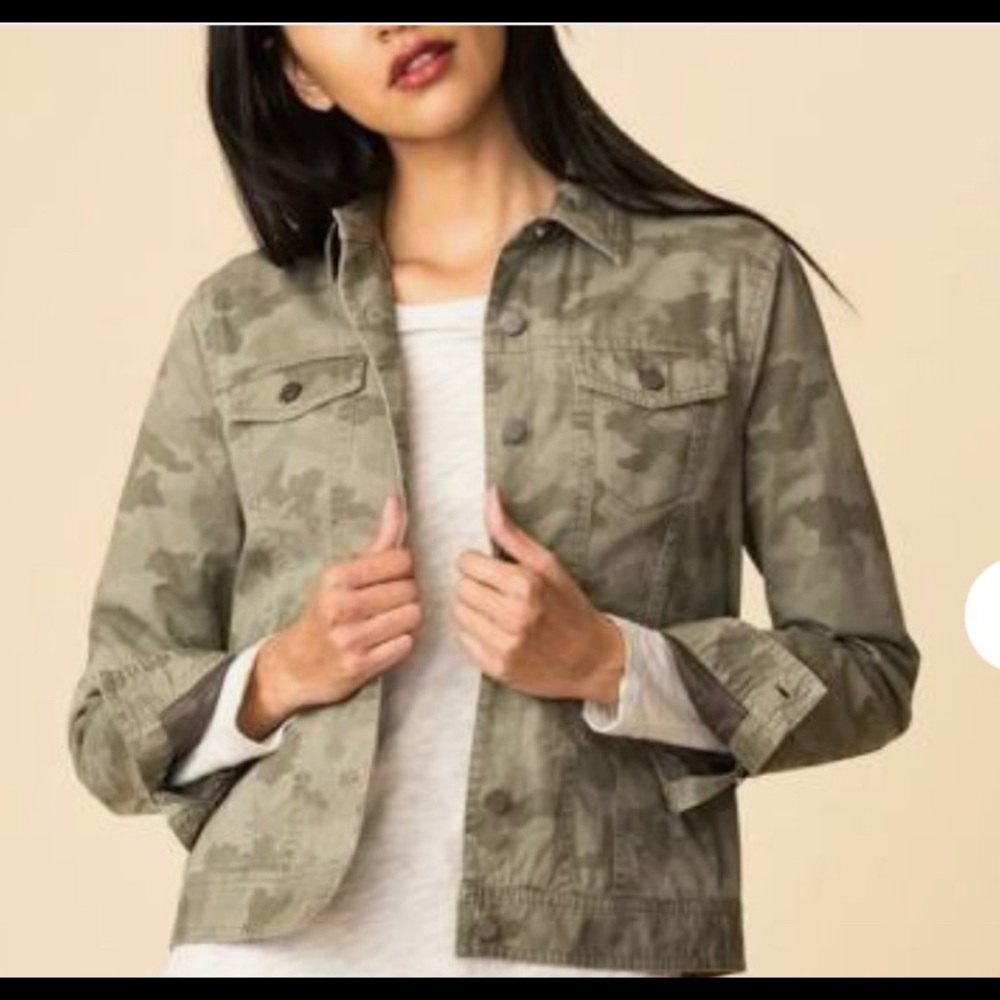 ATM Camo Jean Jacket Size S